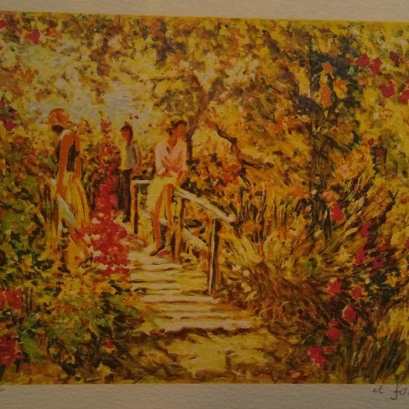 Claude Fossoux Untitled Hand Signed Lithograph - Picture 2 of 3